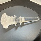 Versace Medusa Clear Frosted Crystal Rosenthal Bottle Stopper