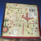 Vtg Christmas Snowman Beverage Napkin Bundle Of 3 Sealed Paks  5    76 Total