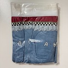 Vtg 90 s Bedding Fisher Price Noah s Ark Boat Abc 123 Crib Skirt Dust Ruffle