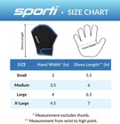 Sporti Swimming Aquatic Gloves  Neoprene  Water Resistance Webbed Hand Size M