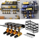 Heavy Duty Power Tool Organizer Holder Wall Mount Storage Rack Drill Screwdriver