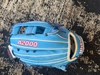 Wilson A2000 1777 12 75  Outfield Rht Glove Blue white Pro Stock Leather