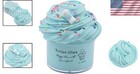 200ml Blue Latte Slime With Chocolate Charms - Safe Stress Relief For Kids