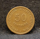 1961 Portuguese Angola  colony  50 Centavos  Decent Grade  Km-75  an7 