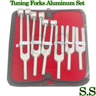 Tuning Forks Aluminum Set Of 6 Frequencies Surgical Instruments Supply
