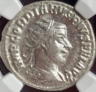 Beautiful Ancient Roman Coin Emperor Gordian Iii 238-244ad Silver Ngc Graded