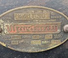 Antique Wardway Electric Motor 1 4 Hp 110v Montgomery Ward Brass Tag Vintage