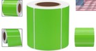 Durable 3x2 Green Self-adhesive Labels - Compatible With Rollo   Zebra Printers