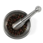 Stainless Steel Mortar And Pestle Set Bowl Spice Grinder Pill Crusher Mincers