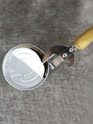 1pc Classic Wooden Handle Can Opener - Durable   Comfortable Grip - New