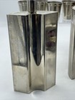 Vintage 60s Traveling Bar 3 Flask Set - 4 Shot Glasses   Zip Travel Case Germany