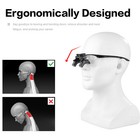 3 0x450mm Ergonomic Design Ergo Prism Loupes Dental Ent Surgical Binocular Loupe