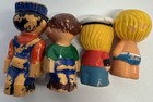 Vintage Hong Kong Rubber Toy Lot 1970s Kids Figures Craft Parts Lot