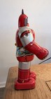Vintage 70 s 80 s Japanese Popy Tin Flying Robot Hero From Inazuman