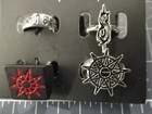 Slipknot 4 Ring Set Merch Tour Iowa We Are Not Your Kind Subliminal Verses A