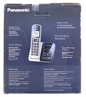 Panasonic 4 Cordless Phone Handset Kx-tg3824 Color- Silver