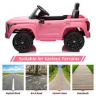 Kids Electric Car 12v Ride On Toy Battery Power Wheel Truck With Remote Pink