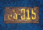 1938 Hawaii License Plate