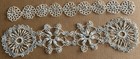 Antique Tatted Corination Trim Lace Doll Clothes Dainty Airy Tatting F15