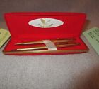 70s Vtg Centennial Ball Point Pen   Mechanical Pencil Set With Case   Paperwork