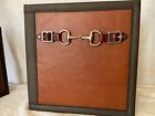 Equine Snaffle Bit  3 Ring Binder    7 Ring Checkbook  Leather Office Set