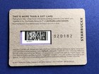 2017 Starbucks  favorite   Die Cut Apple Gift Card No Value Mint