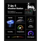 Uimoso 7-in-1 Wireless Weather Station 7 5   Display And Indoor-outdoor Sensor