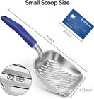 Cat Litter Scoop  Kitty Metal Scooper With Long Handle   Heavy Duty Aluminum