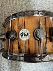 Dw Collectors Exotic Standard 7x14 Toasted Black Edges Over Ivory Ebony Snare Dr