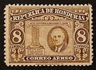 Travelstamps  1946 Honduras Air Mail Stamps Scott  c158 Roosevelt 8c Mint Moglh