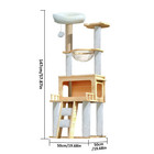 58in Large Cat Tree Tower For Indoor Cats Condo Scratching Post Pet Play House