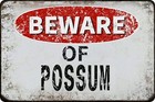 Beware Of Goat Vintage Metal Tin Sign Retro Funny Tin Sign For Wall Decor 8 X 12