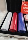Poker Chip Set With Cards  Button  Carrying Case And 300 Chips