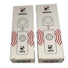 125 Db Personal Safety Alarm Self  Keychain With Led Black Hand Pull Sos - X 2