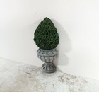 Dollhouse Flat Back Topiary Potted Bush 1 12 Scale Resin Miniature Garden