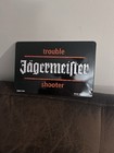 J  germeister Alcohol Trouble Shooter Tin Metal Sign  17x10 Bar New
