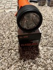 Ultra Rare Orange 8  Vintage Eveready Flashlight 1990s Made Usa Model 1259  c9 