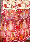 Girls 17  Mesh Net Vtg Christmas Stocking W  Doll   Original 1960s-80s Toys Nos