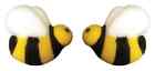 Lucks Dec-ons Decorations Molded Sugar cup-cake Topper Bumble Bees 167 Pieces
