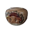 Vintage Retro 70s Ceramic Mushroom Kitchen Utensil Holder Planter Jar Bowl 