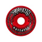 Spitfire Skateboard Wheels 57mm F4 97a T-funk Raw Radial Full Red