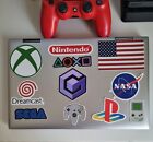 Playstation Buttons Weatherproof Vinyl Sticker Durable Decal Size 3 5  X 0 9 
