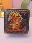 Vintage Russian Lacquer Box Featuring Miniature Painting From The Tale Of Samoa