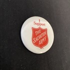 I Support The Salvation Army Vintage Pinback