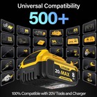 Battery Dewalt Tools For All Tools That Run On Dewalt  Twenty Volt  New 8 Amp