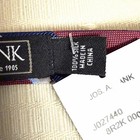 Jos A Bank Burgundy Stripe Silk Adjustable Regular Size Bow Tie Dress Party New