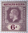 Travelstamps  Northern Nigeria Stamps Sg 46 - 6d Mint Mogh