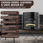 Leather Recoloring Balm  Black Leather Color Restorer For Scratched And Faded  L