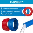  3 4  Pex-a Pipe  200ft Length  Blue   Red  With 30 Pcs Fittings   100 Pcs Rings