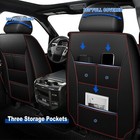 Car Seat Covers Full Set Fit For Ram 1500 2500 3500 2002-2024 2025 Truck Pickup